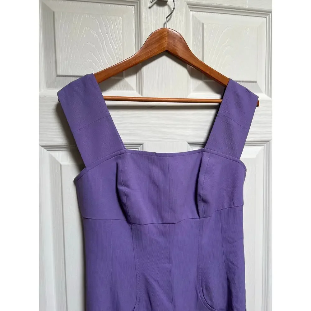1997 Purple Chanel Sheath Dress